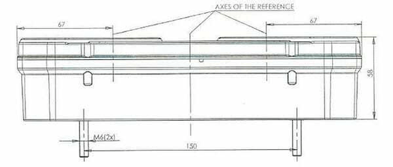 Pièces agricoles - Eclairage - Feu arrière rectangle droit
