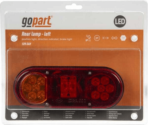 Pièces agricoles - Eclairage - Feu arrière LED rectangle gauche câblé
