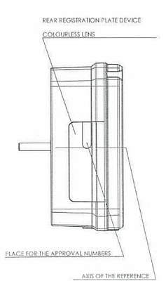 Pièces agricoles - Eclairage - Feu arrière rectangle droit