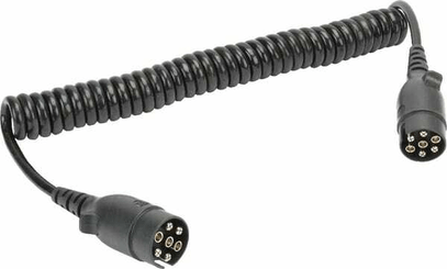 Pièces agricoles - Electricité - Câble spiralé 12v/7 broches 3,5 m