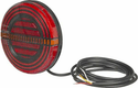 Feu arrière multifonction rond, 12V (resistance intégrée), Ø 142mm, Kramp