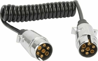 Pièces agricoles - Electricité - Câble spiralé 12V/7pol.-1,75m