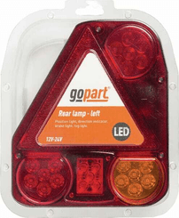 Pièces agricoles - Eclairage - Feu arrière LED rectangle gauche câblé