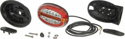 Feu arrière multifonction rectangulaire LED 12-24V KRAMP