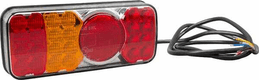 Feu arrière LED rectangle gauche câblé