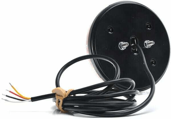 Pièces agricoles - Eclairage - Feu arrière multifonction rond, 12V (resistance intégrée), Ø 142mm, Kramp
