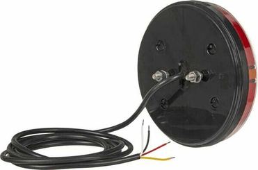 Pièces agricoles - Eclairage - Feu arrière multifonction rond, 12V, Ø 142mm, Kramp