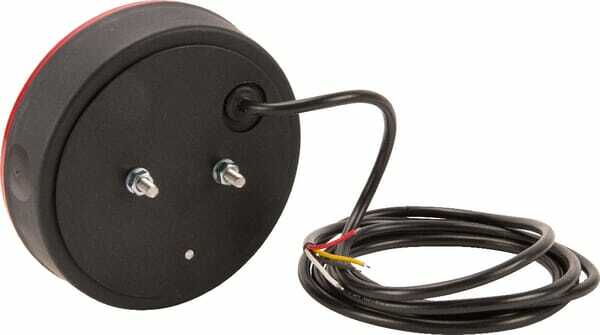 Pièces agricoles - Eclairage - Feu arrière LED rond câblé Ø 142mm, Kramp