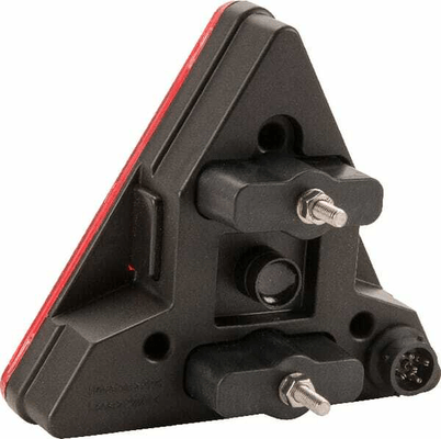 Pièces agricoles - Eclairage - Feu arrière LED triangulaire droit, 12-24V, 163x144x38.8mm, 5 fiches, Kramp
