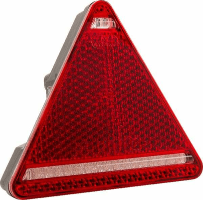 Pièces agricoles - Eclairage - Feu arrière LED triangulaire droit, 12-24V, 163x144x38.8mm, 5 fiches, Kramp