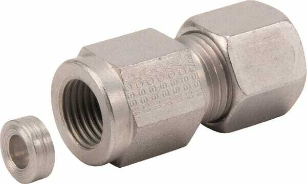 Pièces agricoles - Hydraulique - Union simple femelle p. manomètre 10L-1/4BSP
