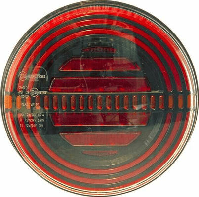 Pièces agricoles - Eclairage - Feu arrière multifonction rond, 12V, Ø 142mm, Kramp