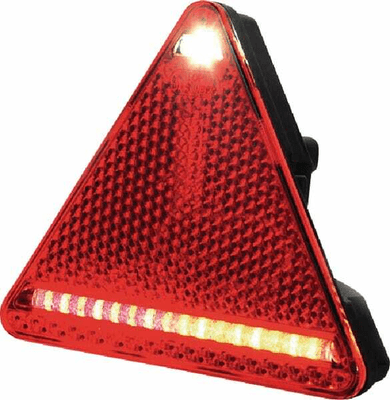 Pièces agricoles - Eclairage - Feu arrière LED triangulaire droit, 12-24V, 163x144x38.8mm, Kramp