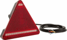 Feu arrière LED triangle gauche, 12-24V, 163x144x38.8mm, Kramp