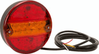 Feu multifonction arrière LED 12V rond câblé Ø 142mm, Kramp