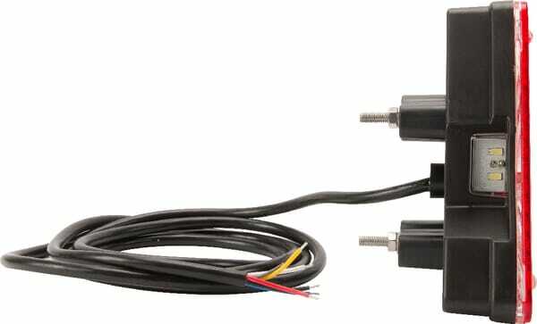 Pièces agricoles - Eclairage - Feu arrière LED triangulaire droit, 12-24V, 163x144x38.8mm, Kramp