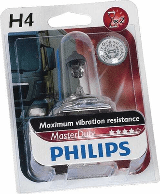 Pièces agricoles - Eclairage - Ampoule Halogène tube H4 24V 70W P43t-38 blanc Philips