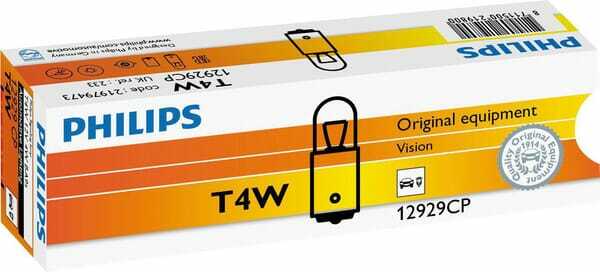 Pièces agricoles - Eclairage - Ampoule T4W - 12V-4W - BA9s