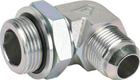 Raccord coude male 3/4 JIC x 3/8 BSP
