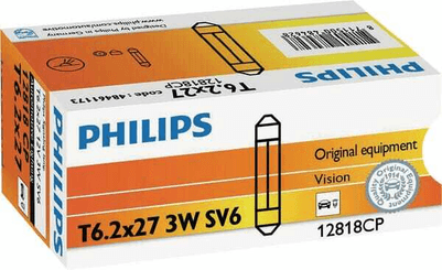 Pièces agricoles - Eclairage - Ampoule T6,2x27 - 12V-3W - SV6