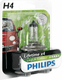Ampoule Halogène tube H4 12V 55W P43t-38 blanc Philips