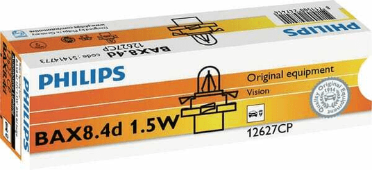 Pièces agricoles - Eclairage - Ampoule conventionnelle 12V 1.5W BX8.4d Philips