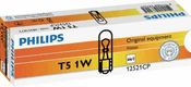 Ampoule conventionnelle WBT5 12V 1W W2x4.6d Philips
