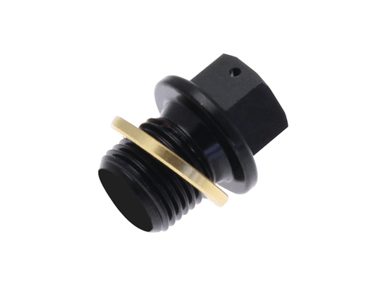 Pièces Quad & Motos - Moteur - Bouchon de vidange TECNIUM - aluminium noir M16x1,5x14