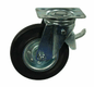 Roue pivotante, roue en polyuréthane : Ø250x60mm, Fixation de plaque: 200x160mm Load: 350kg, Ro-Carr