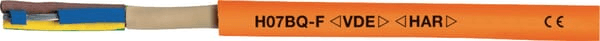 Câble H07BQ-F 5x1,5