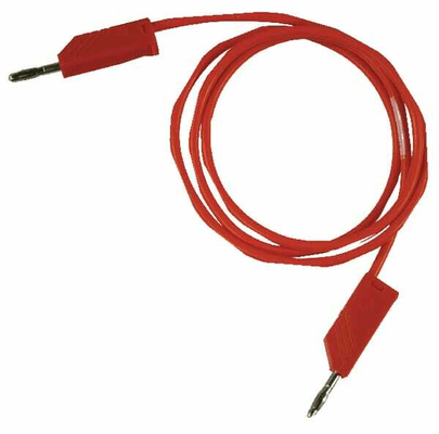 Pièces agricoles - Outils atelier - Câble 2 fiches 4mm rouge 1m