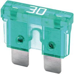 Boulonnerie, quincaillerie - Visserie boulonnerie - Boîte KA de 50 fusibles US vert clair 30 A (par 1)