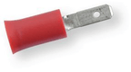 Boîte de 220 cosses mâles plates pré-isolées KA 3116 rouge, 2,8x0,8, 0,5-1 mm² (par 1)