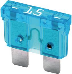 Boulonnerie, quincaillerie - Visserie boulonnerie - Boîte KA de 50 fusibles US bleu clair 15 A (par 1)