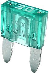 Boulonnerie, quincaillerie - Visserie boulonnerie - Boîte KO de 50 fusibles US mini vert clair 30 A (par 1)