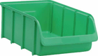 Boîte de rangement 315x495x185mm, capacité 19,27l, polypropylène vert, Linbin no.5 de Hünersdorff