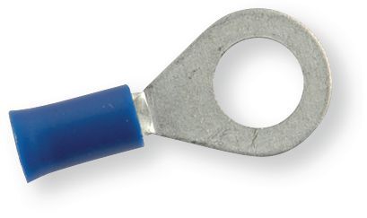 Boulonnerie, quincaillerie - Visserie boulonnerie - Boîte de 140 cosses rondes pré-isolées KA 3304 bleu, diamètre 8,4, 1-2,5 mm² (par 1)
