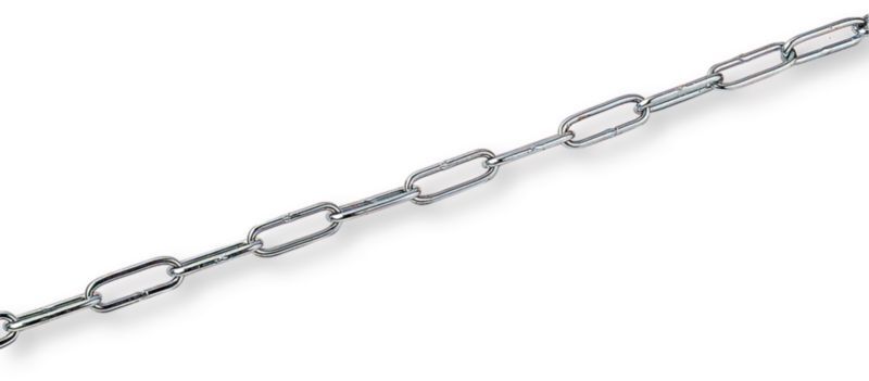 Boulonnerie, quincaillerie - Visserie boulonnerie - Seau 250 m chaînette zinguée diamètre 2,5 (par 1)
