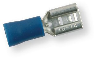 Boulonnerie, quincaillerie - Visserie boulonnerie - Boîte de 175 cosses femelles plates pré-isolées KA 3313 bleu, 6,3x0,8, 1-2,5 mm² (par 1)