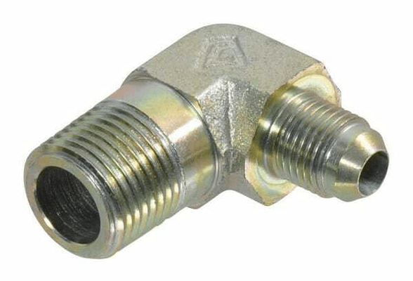 Pièces agricoles - Hydraulique - coude 90° MJ1/2-MNPT1/8
