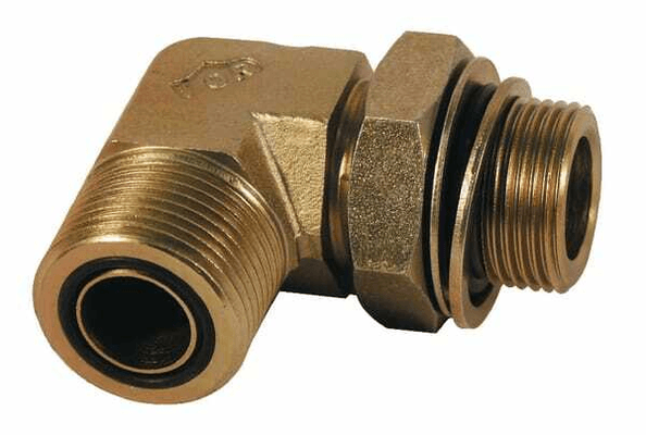 Pièces agricoles - Hydraulique - Raccord coude male ORFS/BSP 1 - 1/2