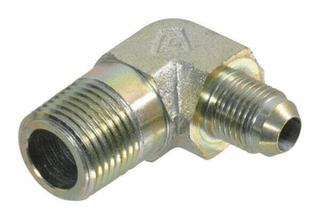 Pièces agricoles - Hydraulique - Raccord coude 9/16JIC x 1/2NPT