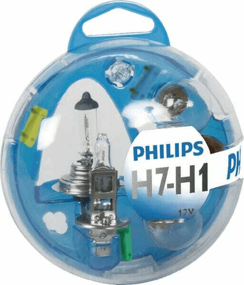 Pièces agricoles - Eclairage - Coffret d'ampoules H1/H7 - 12V