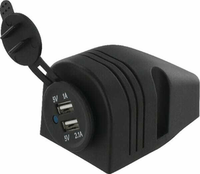 Pièces agricoles - Eclairage - Adaptateur USB 12/24V à monter