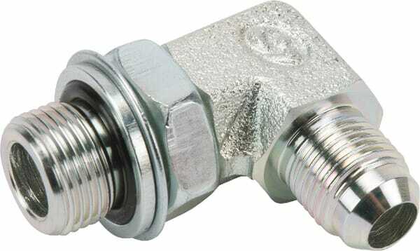 Pièces agricoles - Hydraulique - Raccord coudé 7/8 JICx3/4 BSP