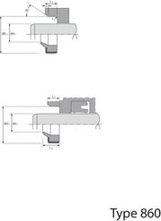 Pièces agricoles - Roulements - Racleur de tige ASM 130x145x9/12mm