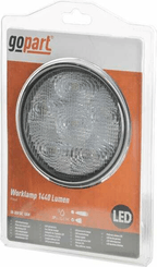 Pièces agricoles - Eclairage - Phare de travail LED rond 18W 1440lm, 10/30V, Ø 110mm faisceau large 6 LED gopart