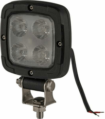 Pièces agricoles - Eclairage - Phare de travail LED, 20 W, 2200 lm, carré, 10-80 V, faisceau large, Kramp