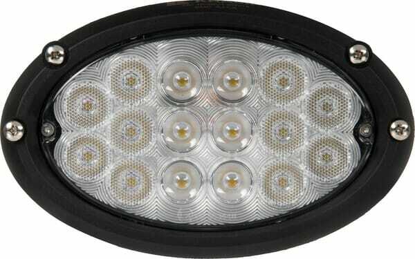 Pièces agricoles - Eclairage - Phare de travail LED, 24 W, 3220 lm, ovale, Kramp