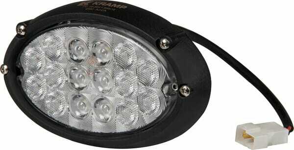 Pièces agricoles - Eclairage - Phare de travail LED, 24 W, 3220 lm, ovale, Kramp